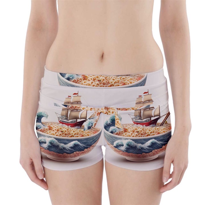 Ai Generated Noodles Pirate Chinese Food Food Boyleg Bikini Wrap Bottoms