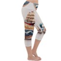 Ai Generated Noodles Pirate Chinese Food Food Lightweight Velour Capri Yoga Leggings View3