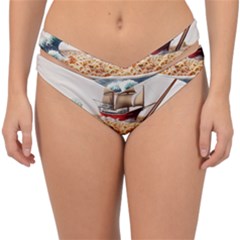 Ai Generated Noodles Pirate Chinese Food Food Double Strap Halter Bikini Bottoms by danenraven