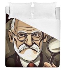 Ai Generated Psychotherapist Psychology Therapy Duvet Cover (queen Size) by danenraven