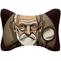 Ai Generated Psychotherapist Psychology Therapy Seat Head Rest Cushion by danenraven