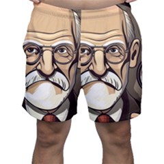 Ai Generated Psychotherapist Psychology Therapy Men s Shorts by danenraven