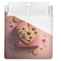 Cookies Valentine Heart Holiday Gift Love Duvet Cover (Queen Size) View1