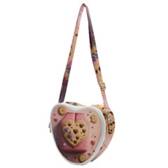 Cookies Valentine Heart Holiday Gift Love Heart Shoulder Bag by danenraven