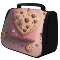 Cookies Valentine Heart Holiday Gift Love Full Print Travel Pouch (big) by danenraven