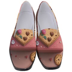 Cookies Valentine Heart Holiday Gift Love Women s Classic Loafer Heels by danenraven