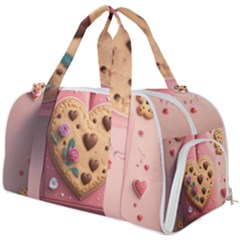 Cookies Valentine Heart Holiday Gift Love Burner Gym Duffel Bag by danenraven