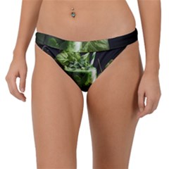 Ai Generated Drink Spinach Smooth Apple Ginger Band Bikini Bottoms by danenraven