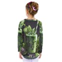 Ai Generated Drink Spinach Smooth Apple Ginger Kids  Long Sleeve Tee View2