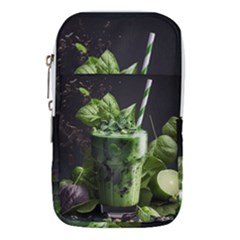 Ai Generated Drink Spinach Smooth Apple Ginger Waist Pouch (small) by danenraven