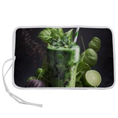 Ai Generated Drink Spinach Smooth Apple Ginger Pen Storage Case (s) by danenraven