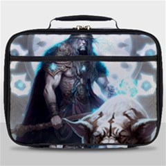 Ai Generated Viking God Fantasy Dog Norse Man Full Print Lunch Bag by danenraven