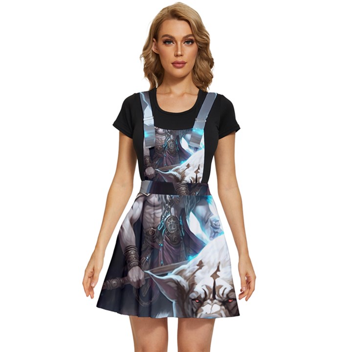 Ai Generated Viking God Fantasy Dog Norse Man Apron Dress