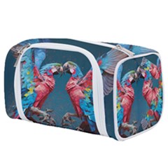 Birds Parrots Love Ornithology Species Fauna Toiletries Pouch by danenraven