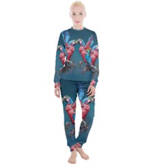 Birds Parrots Love Ornithology Species Fauna Women s Lounge Set by danenraven