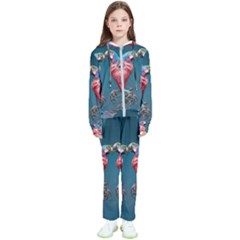 Birds Parrots Love Ornithology Species Fauna Kids  Tracksuit by danenraven