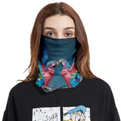 Birds Parrots Love Ornithology Species Fauna Face Covering Bandana (two Sides) by danenraven