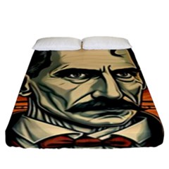 Ai Generated Nikola Tesla Tesla Nikolas Electricity Fitted Sheet (king Size) by danenraven