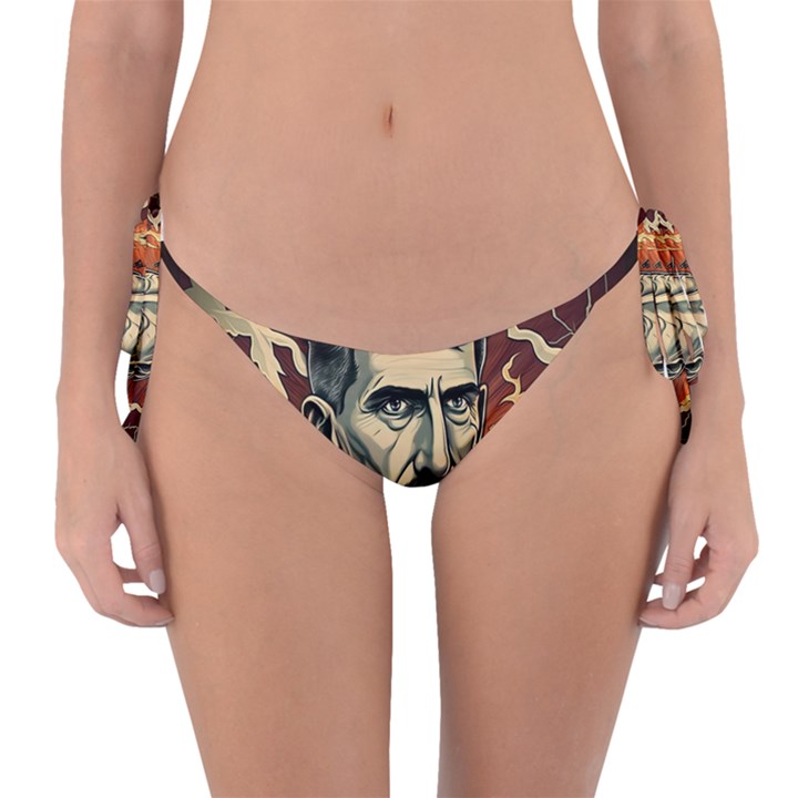 Ai Generated Nikola Tesla Tesla Nikolas Electricity Reversible Bikini Bottoms