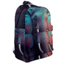 Ai Generated Elephant Tusks Trunk Wildlife Africa Classic Backpack View2