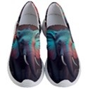 Ai Generated Elephant Tusks Trunk Wildlife Africa Women s Lightweight Slip Ons View1