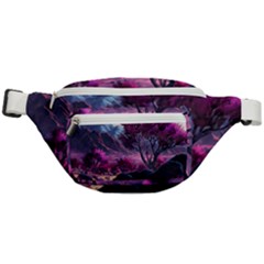 Landscape Landscape Painting Purple Purple Trees Fanny Pack by danenraven