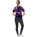 Landscape Landscape Painting Purple Purple Trees Women s Sport Raglan Tee View2