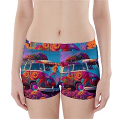 Ai Generated Beetle Volkswagen Bug Car Bus Boyleg Bikini Wrap Bottoms by danenraven