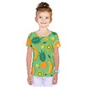 Fruit Tropical Pattern Design Art Pattern Kids  One Piece Tee View1