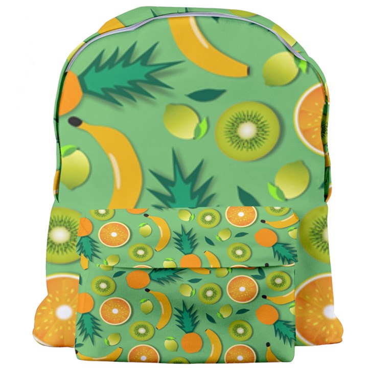 Fruit Tropical Pattern Design Art Pattern Giant Full Print Backpack