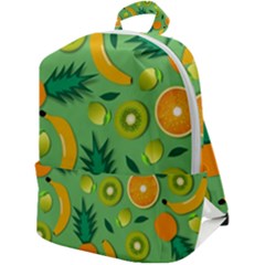 Fruit Tropical Pattern Design Art Pattern Zip Up Backpack by Ravend