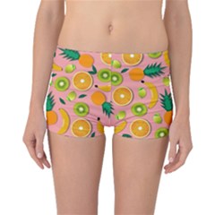 Fruits Tropical Pattern Design Art Boyleg Bikini Bottoms by Ravend