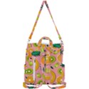 Fruits Tropical Pattern Design Art Crossbody Backpack View3