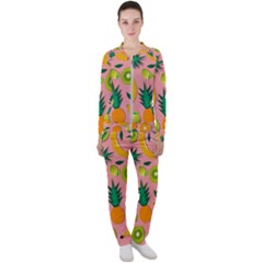 Fruits Tropical Pattern Design Art Casual Jacket And Pants Set by Ravend