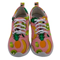 Fruits Tropical Pattern Design Art Women Athletic Shoes by Ravend