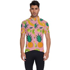 Fruits Tropical Pattern Design Art Men s Short Sleeve Cycling Jersey