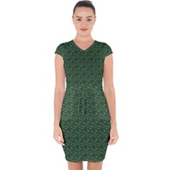 I Sail My Woods Capsleeve Drawstring Dress  by Sparkle