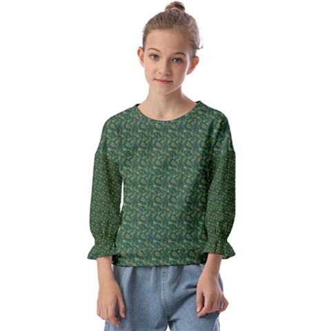 I Sail My Woods Kids  Cuff Sleeve Top by Sparkle