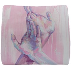 Conceptual Abstract Hand Painting  Seat Cushion by MariDein