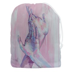 Conceptual Abstract Hand Painting  Drawstring Pouch (3xl) by MariDein