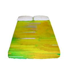 Colorful Multicolored Maximalist Abstract Design Fitted Sheet (full/ Double Size) by dflcprintsclothing