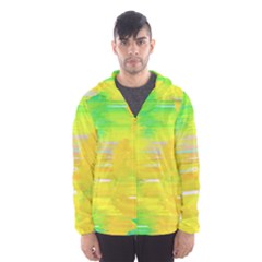 Colorful Multicolored Maximalist Abstract Design Men s Hooded Windbreaker by dflcprintsclothing