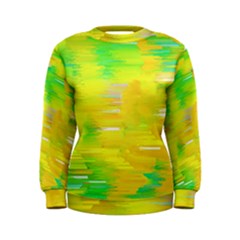 Colorful Multicolored Maximalist Abstract Design Women s Sweatshirt by dflcprintsclothing