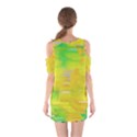 Colorful Multicolored Maximalist Abstract Design Shoulder Cutout One Piece Dress View2