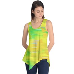 Colorful Multicolored Maximalist Abstract Design Sleeveless Tunic by dflcprintsclothing