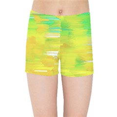 Colorful Multicolored Maximalist Abstract Design Kids  Sports Shorts by dflcprintsclothing