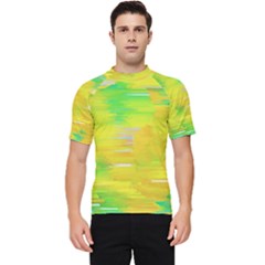 Colorful Multicolored Maximalist Abstract Design Men s Short Sleeve Rash Guard by dflcprintsclothing