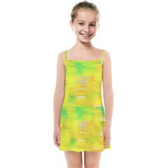 Colorful Multicolored Maximalist Abstract Design Kids  Summer Sun Dress