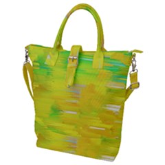 Colorful Multicolored Maximalist Abstract Design Buckle Top Tote Bag by dflcprintsclothing