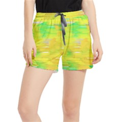 Colorful Multicolored Maximalist Abstract Design Women s Runner Shorts by dflcprintsclothing